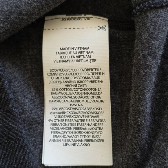 Polo Ralph Lauren Polo Sweater Mens XL Gray LS 1/4 Zip Mock Neck Classic Preppy - Picture 13 of 16